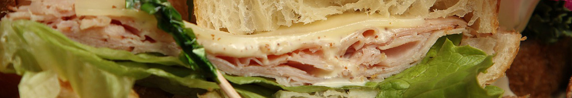 Eating Sandwich Salad Bakery at Boudin Bakery Cafe restaurant in Santa Clara, CA.